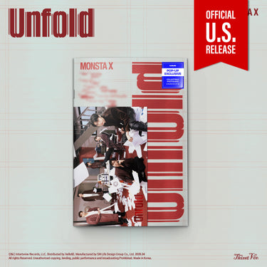 MONSTA X - Unfold [3rd English Album - POP-UP Exclusive Ver.]