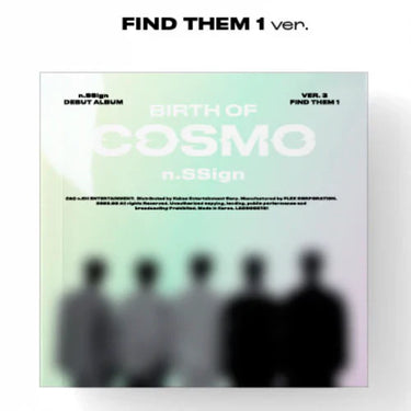 n.SSign - BIRTH OF COSMO [1st Album - FIND THEM Ver.]