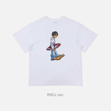 NCT WISH - T-Shirt (Illustration Ver.) [FIND YOUR COLOR POP-UP Official MD]