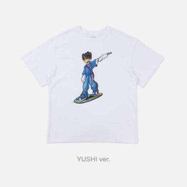 NCT WISH - T-Shirt (Illustration Ver.) [FIND YOUR COLOR POP-UP Official MD]