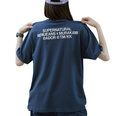 NewJeans - T-Shirt (Navy) [NJ x MURAKAMI]