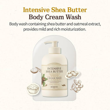 SKINFOOD Intensive Shea Butter Cream Wash 450ml
