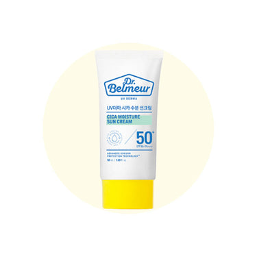 THE FACE SHOP Dr. Belmeur UV Derma Cica Moisture Sun Cream SPF 50+ PA++++ 50ml