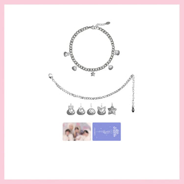 Stray Kids - Custom Bracelet [5th Fanmeeting 'SKZ 5'CLOCK' Official MD]