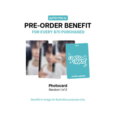 TAEMIN - Glass Cup + Coaster Set [2025 Fanmeeting 'CLASS-MATE' Official MD]