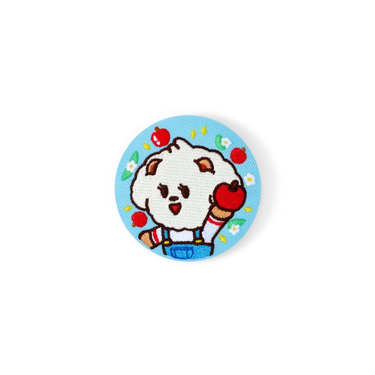 [PRE-ORDER] TXT - Embroidery Can Badge [PPULBATU 'Hey! APPUL' Official MD]