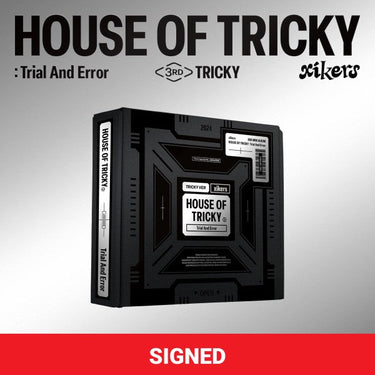 xikers - HOUSE OF TRICKY : Trial And Error [3rd Mini Album - Signed U.S. Exclusive Ver.]