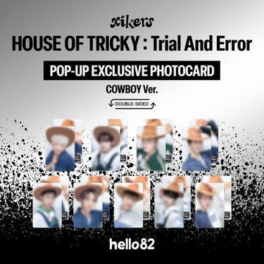 xikers - HOUSE OF TRICKY : Trial And Error [3rd Mini Album - U.S. Exclusive POP-UP Ver.]