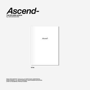 ZEROBASEONE - Ascend- [6th Mini Album - Photobook Ver.]